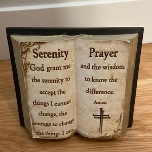 Serenity prayer home decor